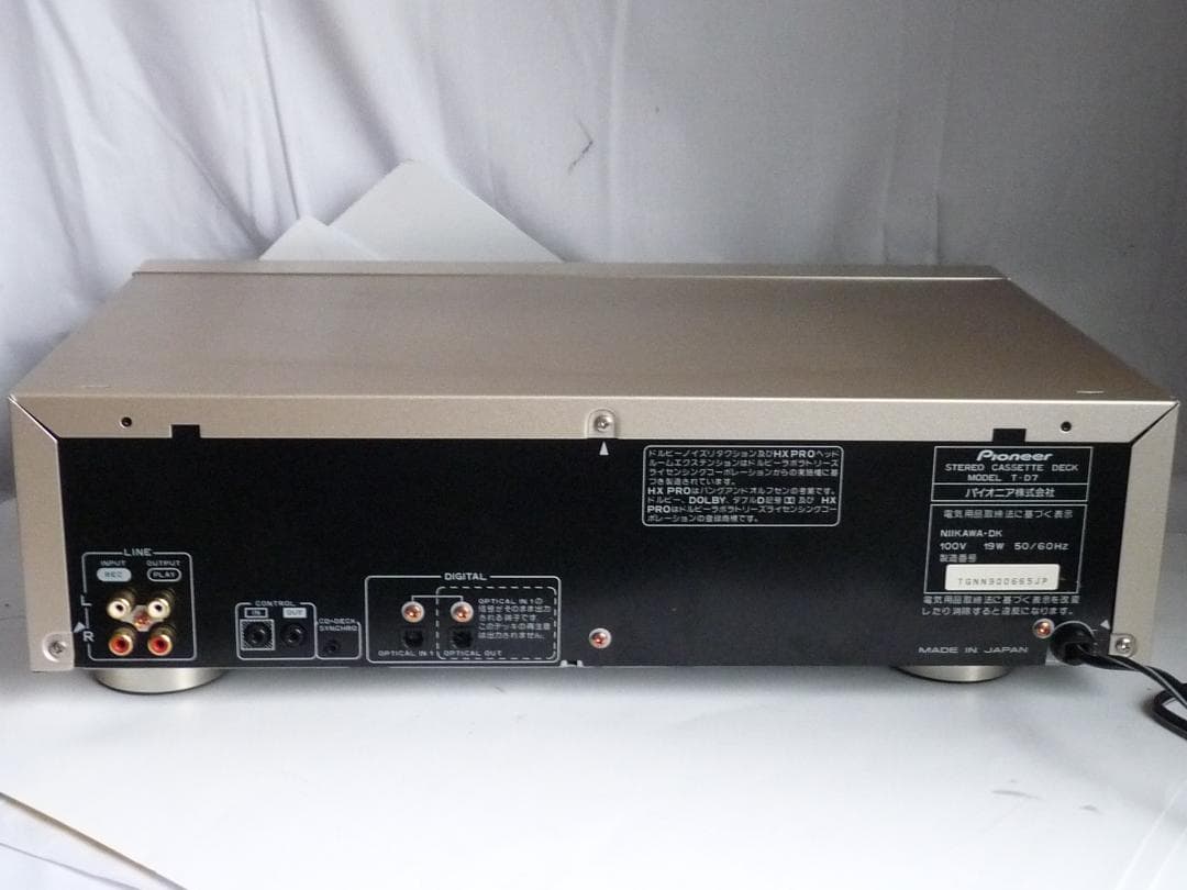 Pioneer T-D7 カセットデッキ
