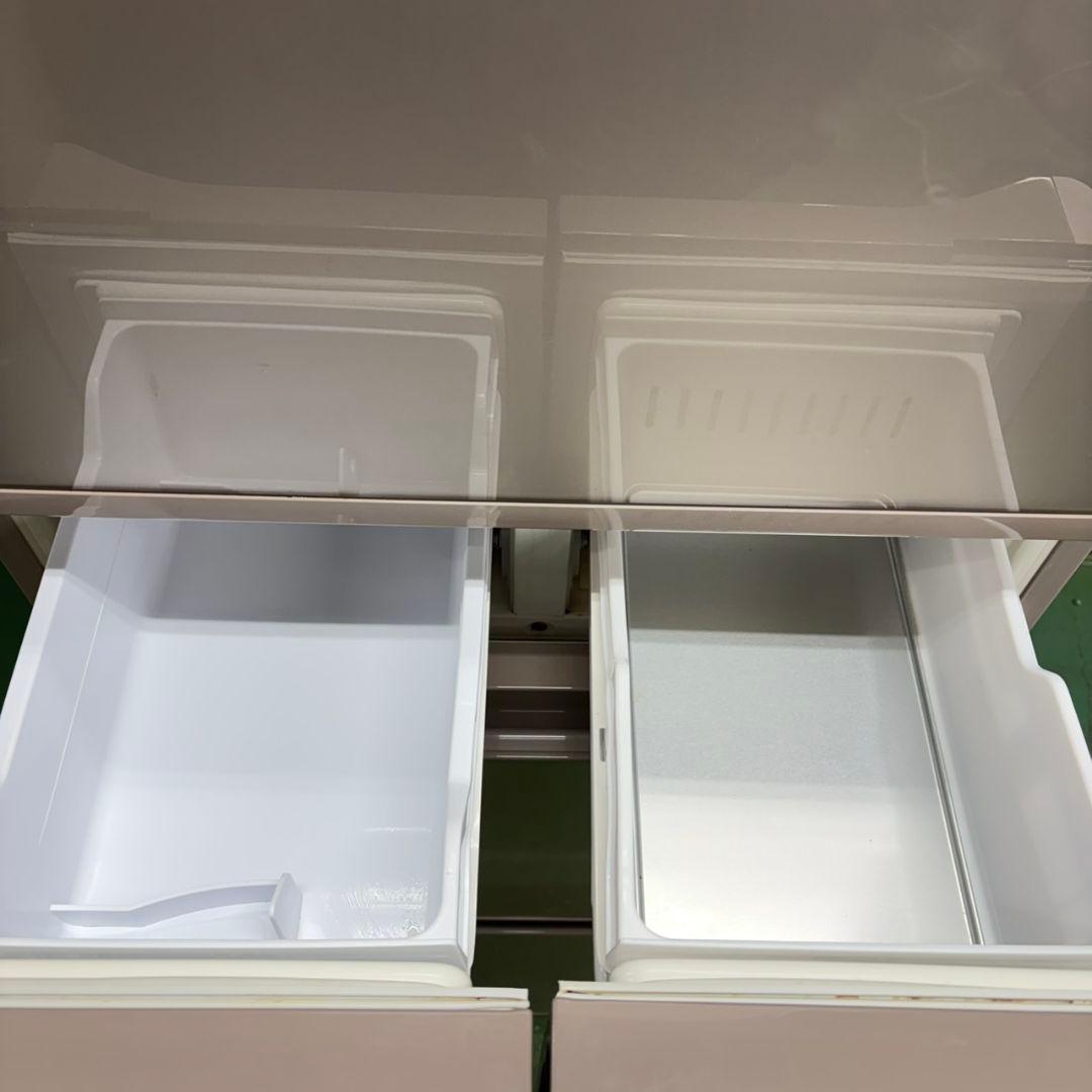 704 鏡面　5ドア　大型冷蔵庫　400L強 自動製氷機　極美品　右開　イチオシ