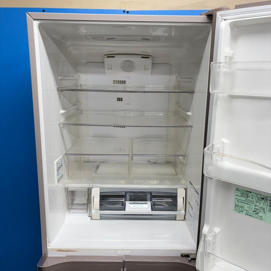 704 鏡面　5ドア　大型冷蔵庫　400L強 自動製氷機　極美品　右開　イチオシ