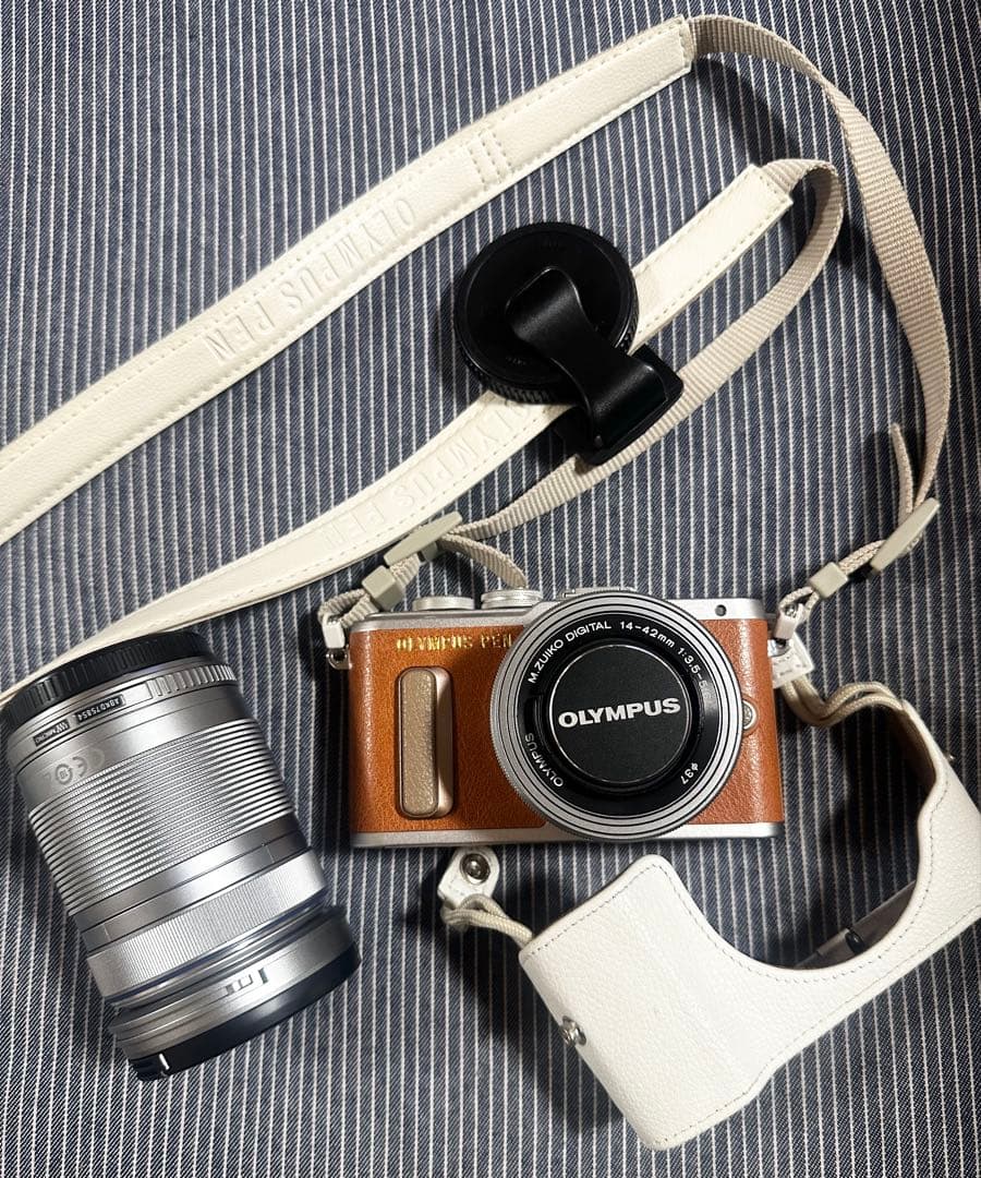 オリンパス　Olympus PEN E-PL8 美品　レンズ2種付き