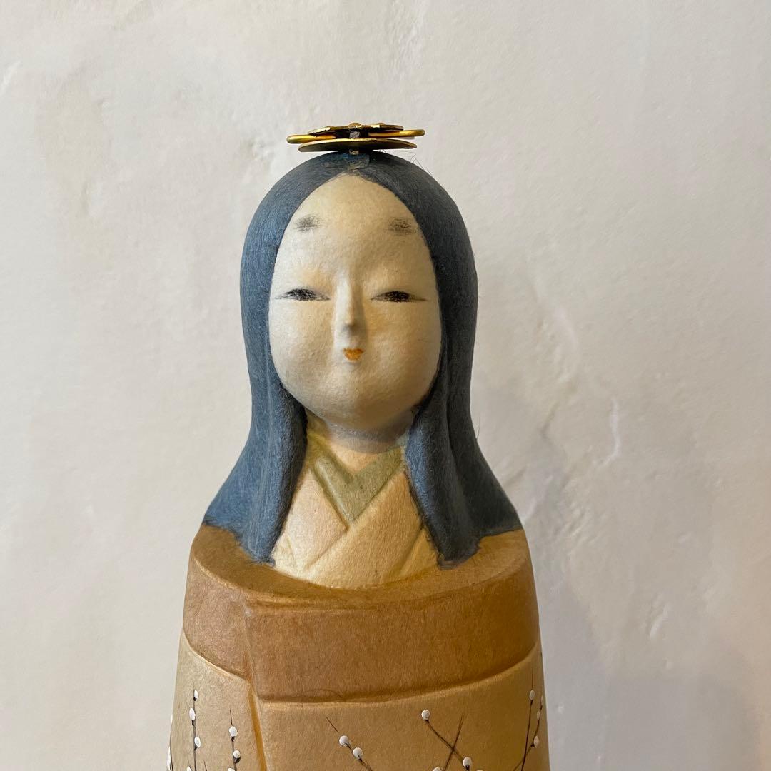 工芸作品　白鳳作　立雛　雛人形　室礼