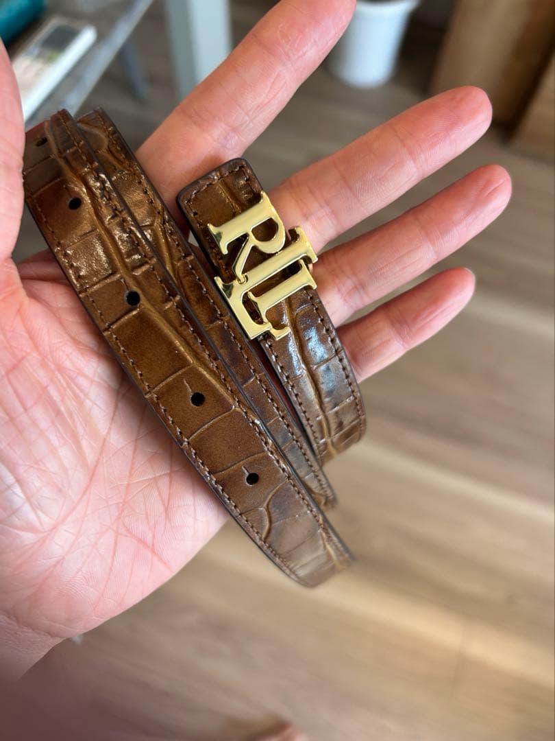 タイムセールLAUREN Ralph Lauren ブラウン ベルトM85〜95