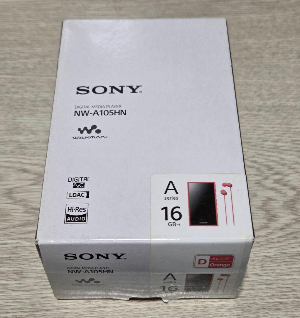 【極美品・おまけあり】 WALKMAN NW-A105HN16GB オレンジ