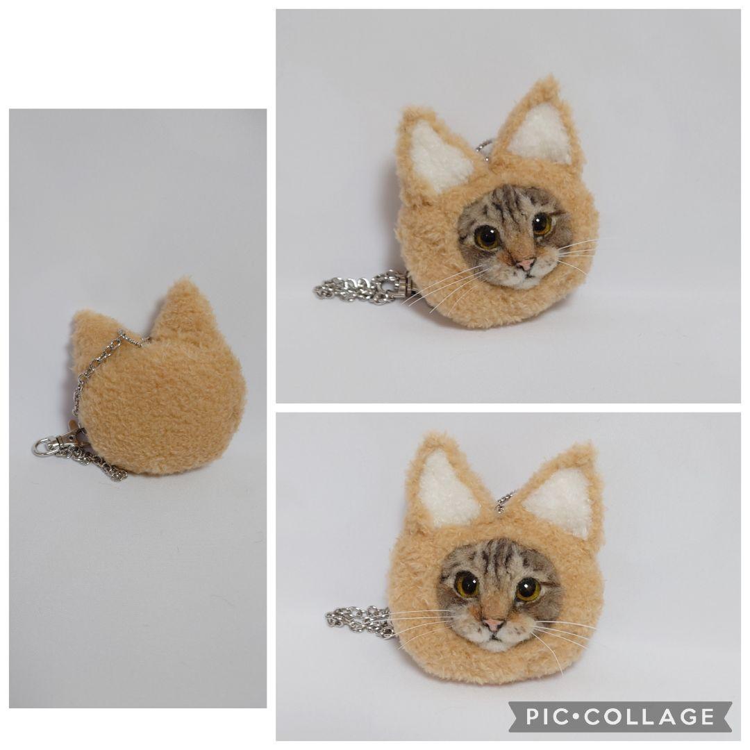 羊毛フェルト　猫　ハンドメイド　【ニャンとも】