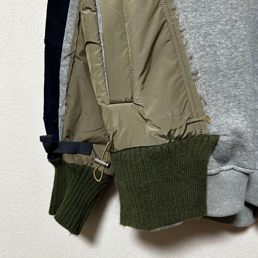 美品 再構築 コンビ ma-1 スウェット