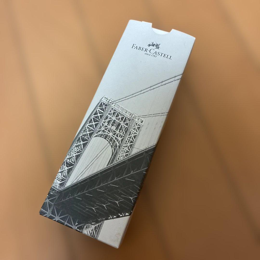 ファーバーカステル 万年筆 F エモーション ウッド&クローム 梨の木 ブラック