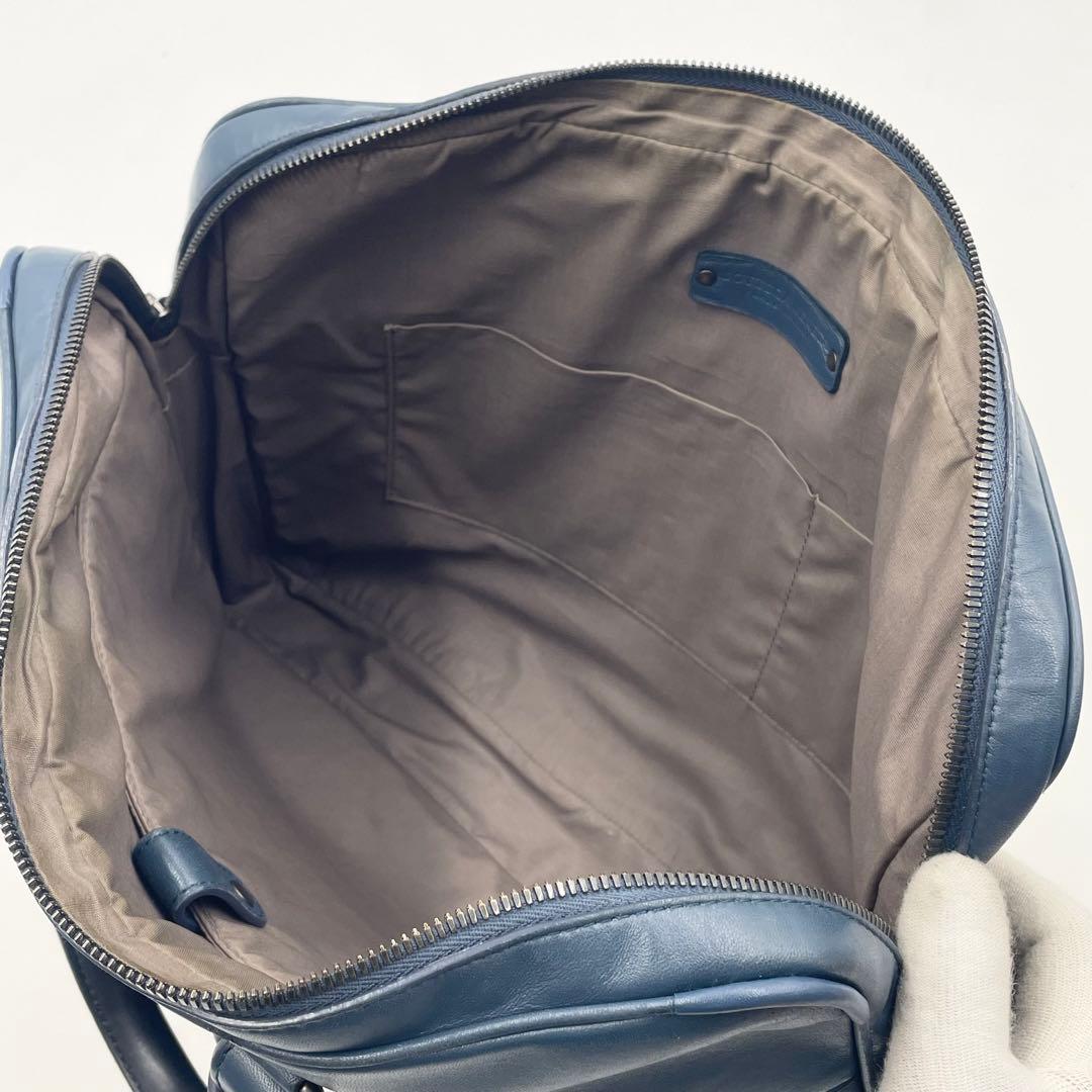 【美品】ボッテガ ビジネスバッグ 2way 希少イントレチャート×刺繍モデル