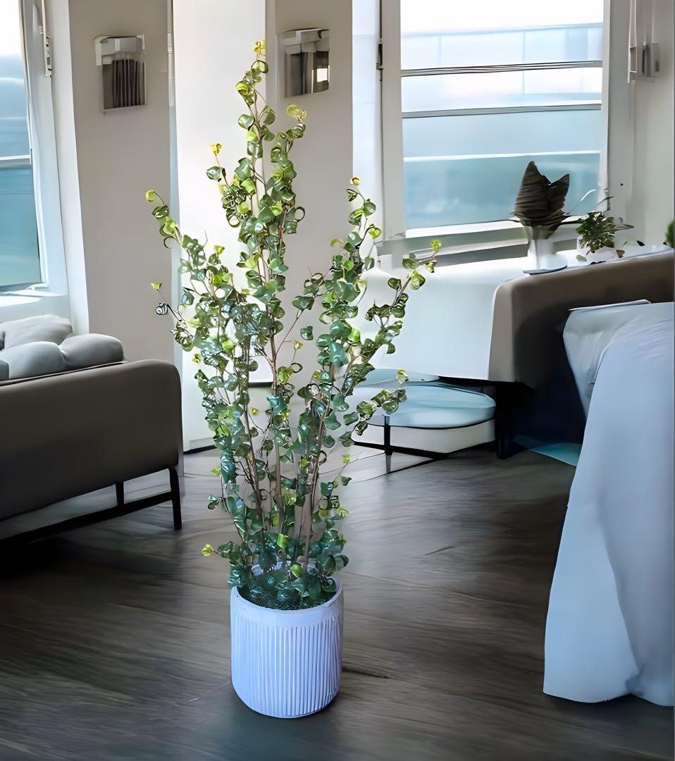 光触媒　人工観葉植物　ウォールグリーン　フェイクグリーン　ベンジャミンバロックy