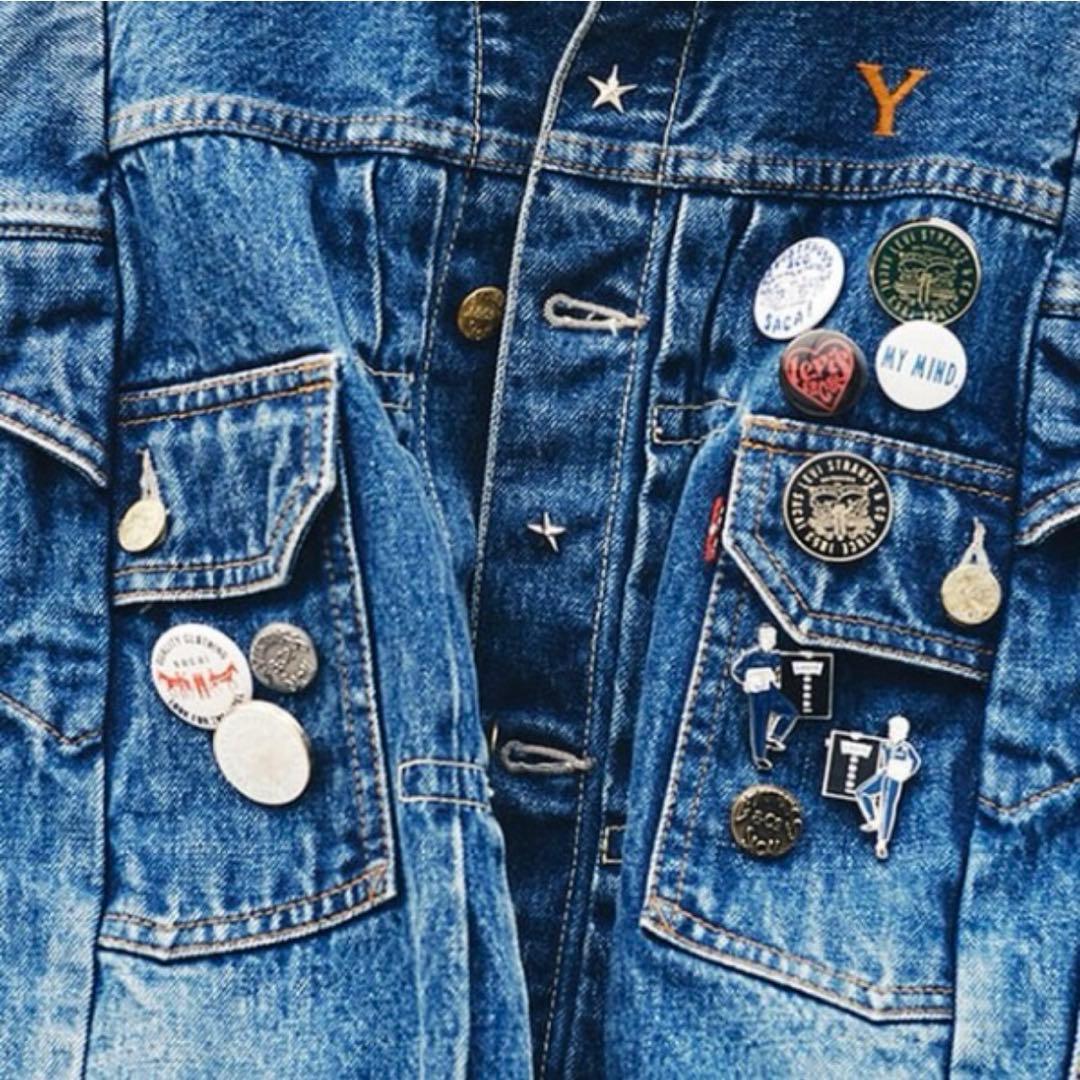 sacai Levi’s ピンバッジ ピンズ リーバイス サカイ
