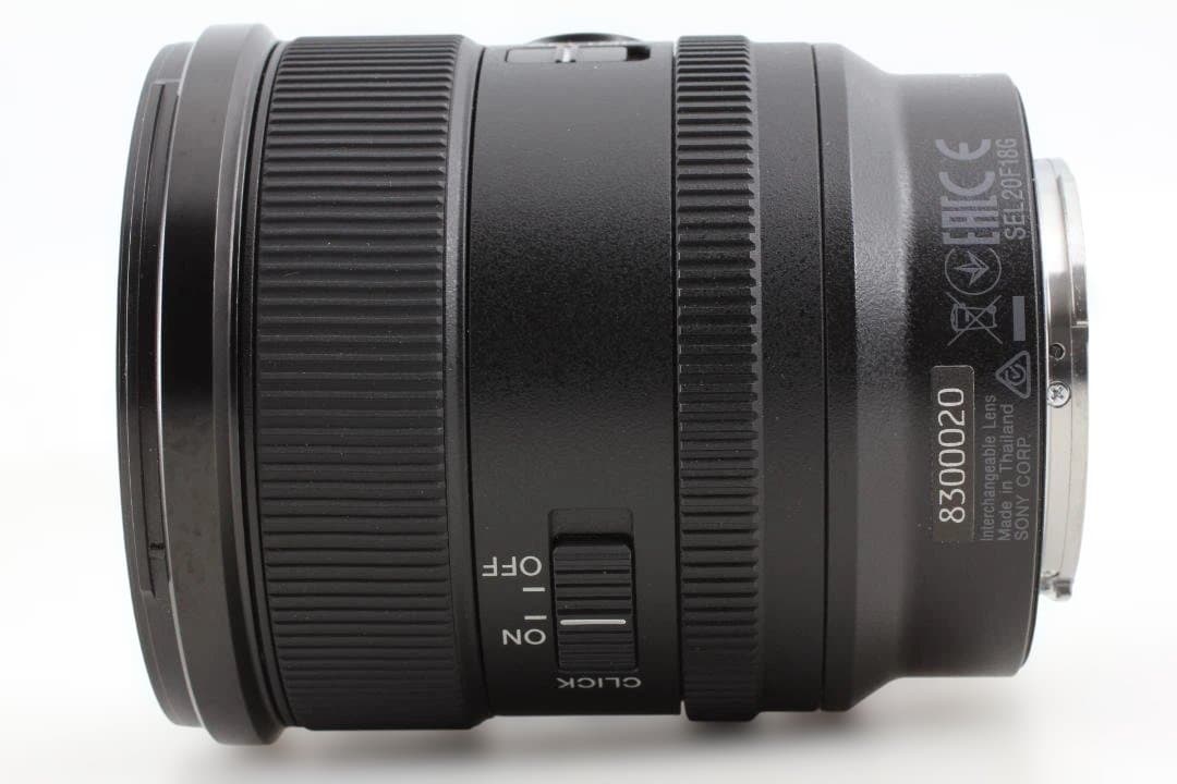 Sony FE 20mm F1.8 G レンズ