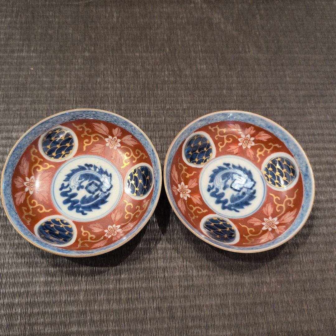 古伊万里焼 小皿 10客揃い 時代箱