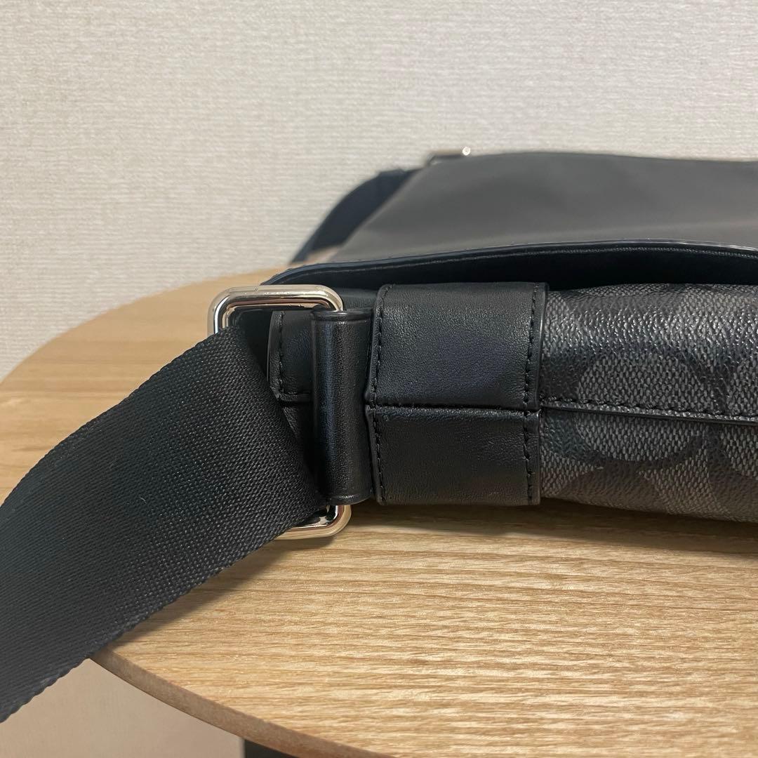 Coach ショルダーバッグ ブラック/グレー