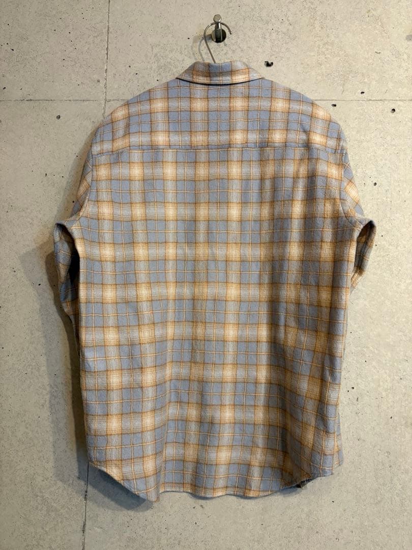 トップス 25AW AURALEE AIRY WOOL CHECK SHIRT WOMEN