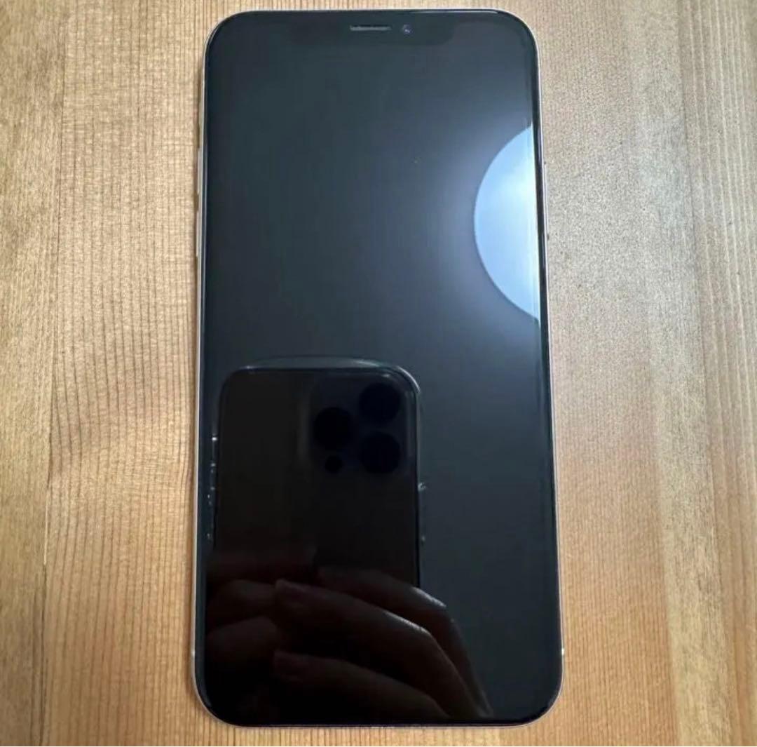【美品】Apple iPhone X シルバー 本体　256GB