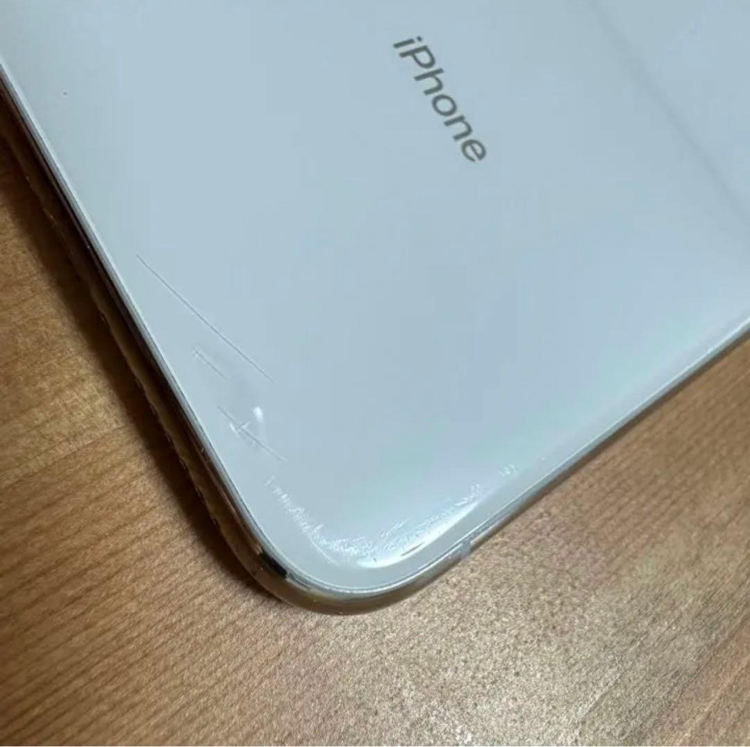 【美品】Apple iPhone X シルバー 本体　256GB