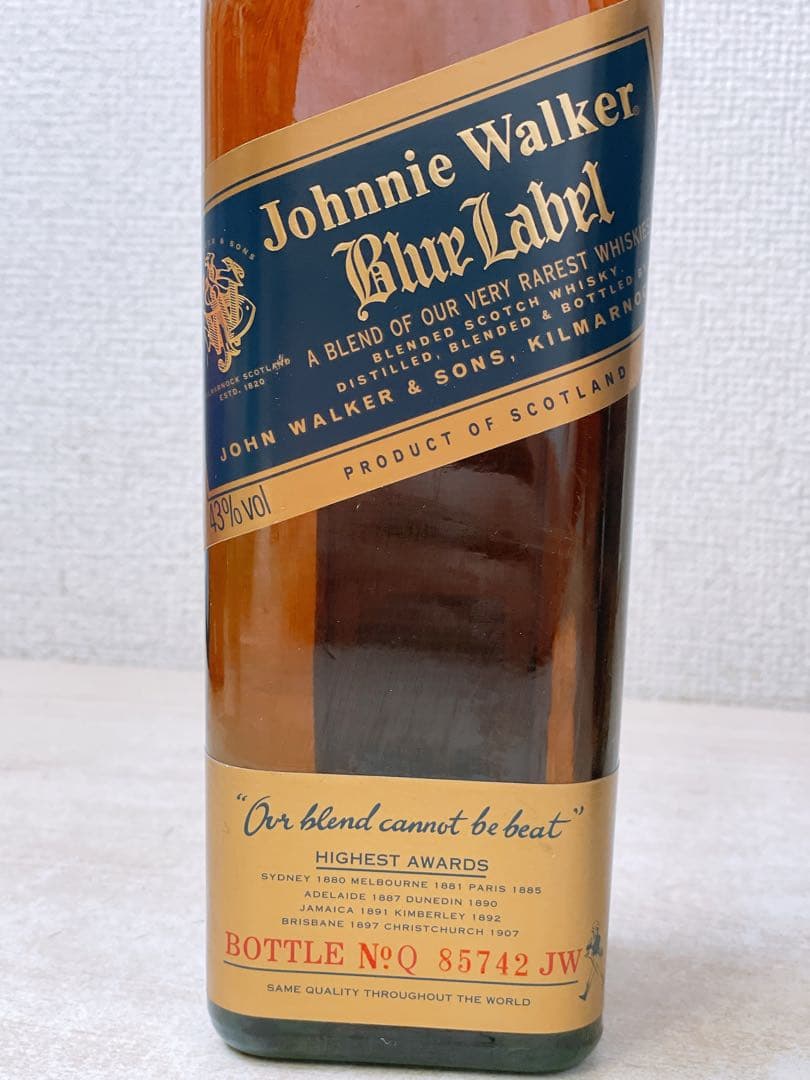 た*ん様 未開栓 JOHNNIEWALKER ジョニーウォーカー ブルーラベルウ