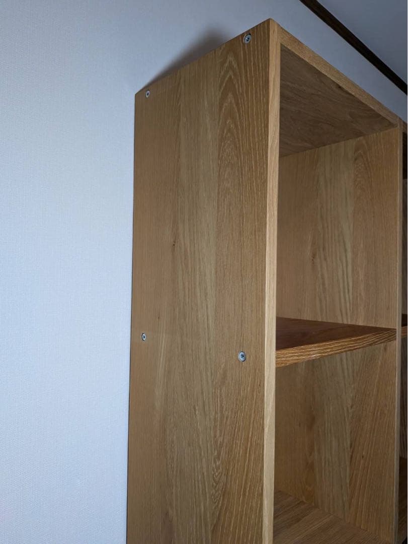 ■送料込■無印良品 スタッキングシェルフ 5×2 木製家具棚MUJIオーク材収納