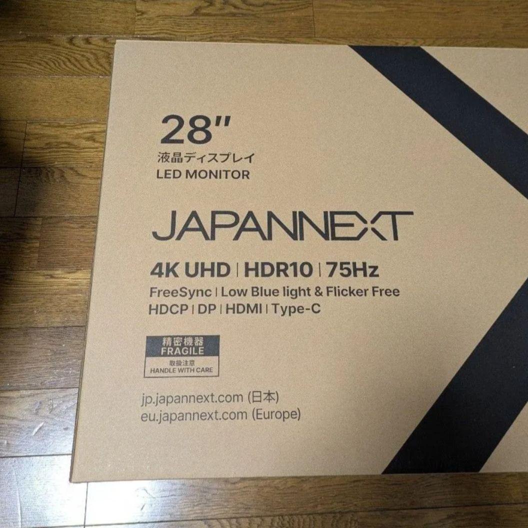 JAPANNEXT 28インチ 4K モニター JN-IPS28U-HSPC6