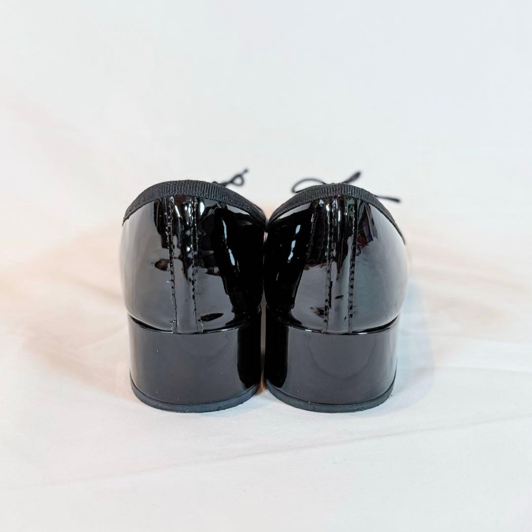 【美品】Repetto レペット カミーユ 黒 エナメル 39