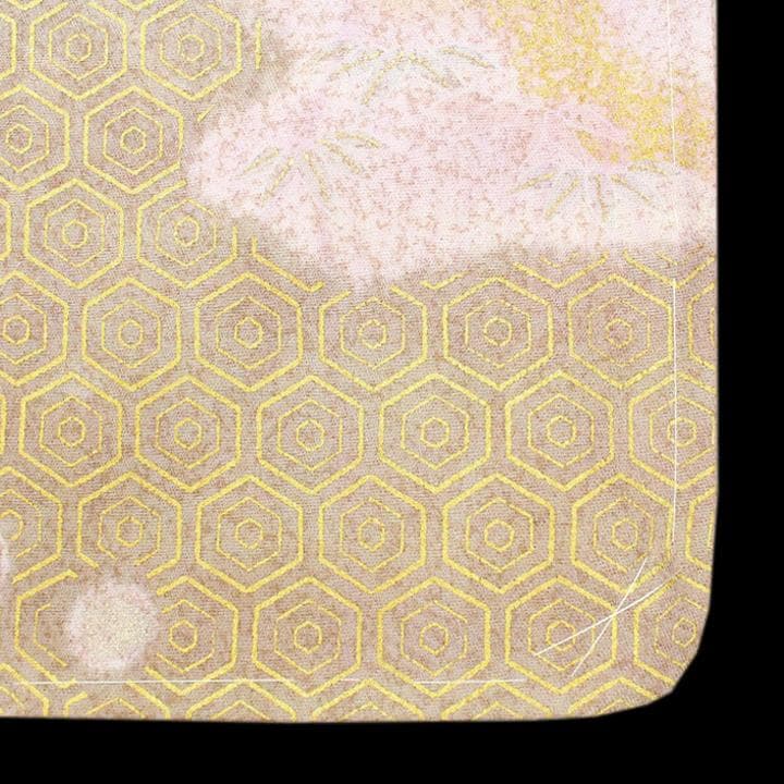 裄６７ｃｍ　京友禅【松井青々】　【手描き本友禅染】と【日本刺繍】　新品の訪問着