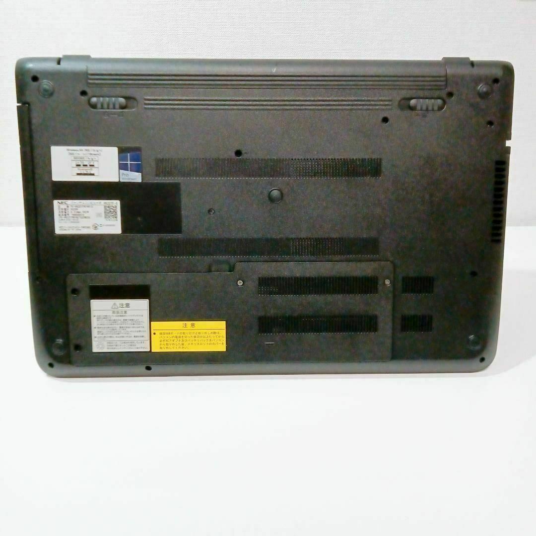 NEC 黒 ノートＰＣ Windows11 i5 8GB SSD カメラ DVD