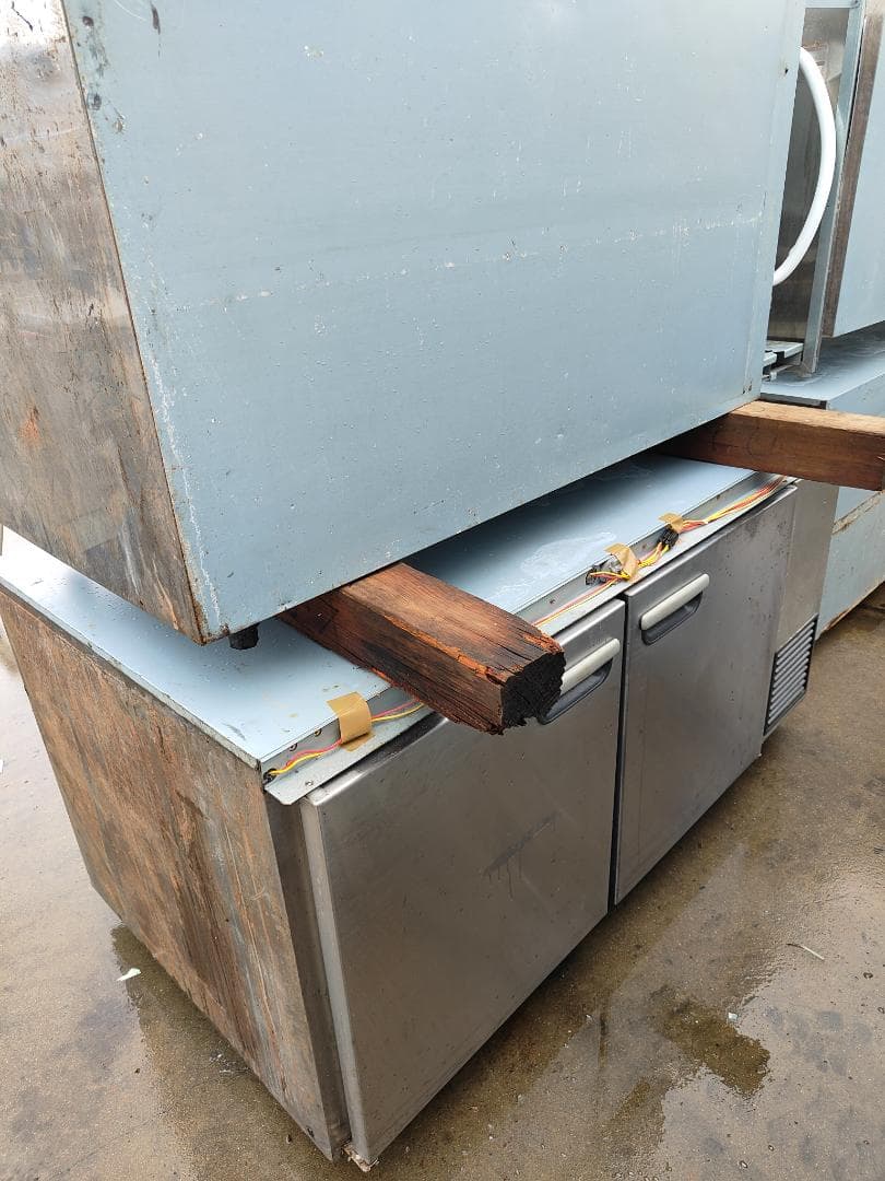 サンヨー 台下冷蔵庫 厨房用品 飲食店 ヨコ型 4台セット