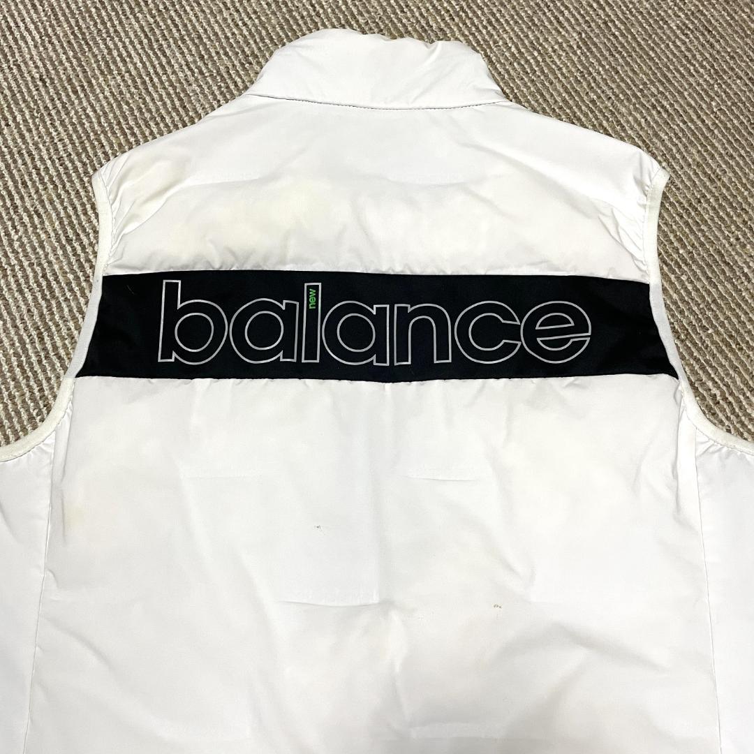 【フォロー割】 良品 ニューバランスゴルフ ダウンベスト サイズ4 ホワイト系
