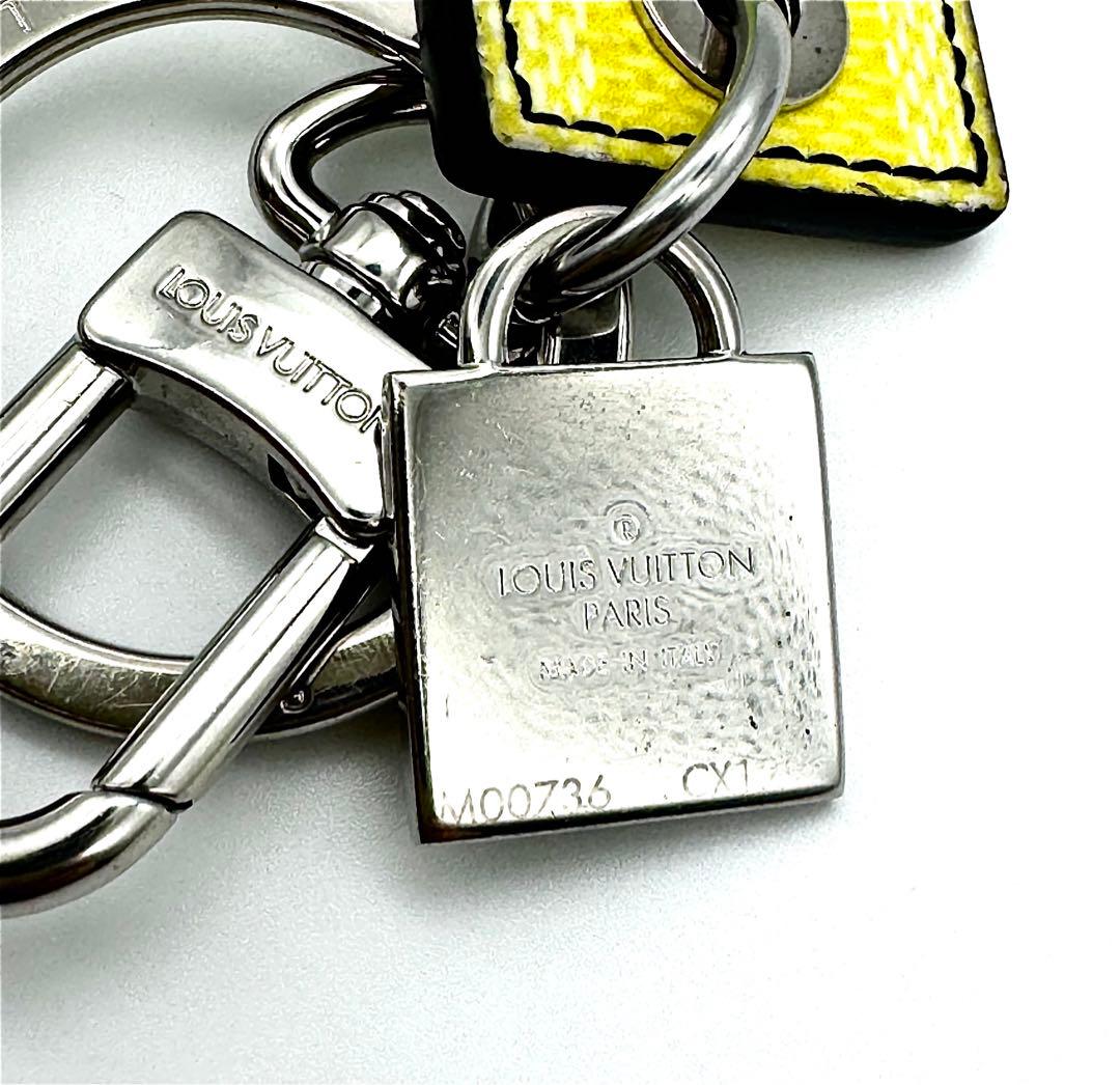 ルイヴィトン ダミエ ストライプス ポルトクレ ダミエ ストライプス キーリング