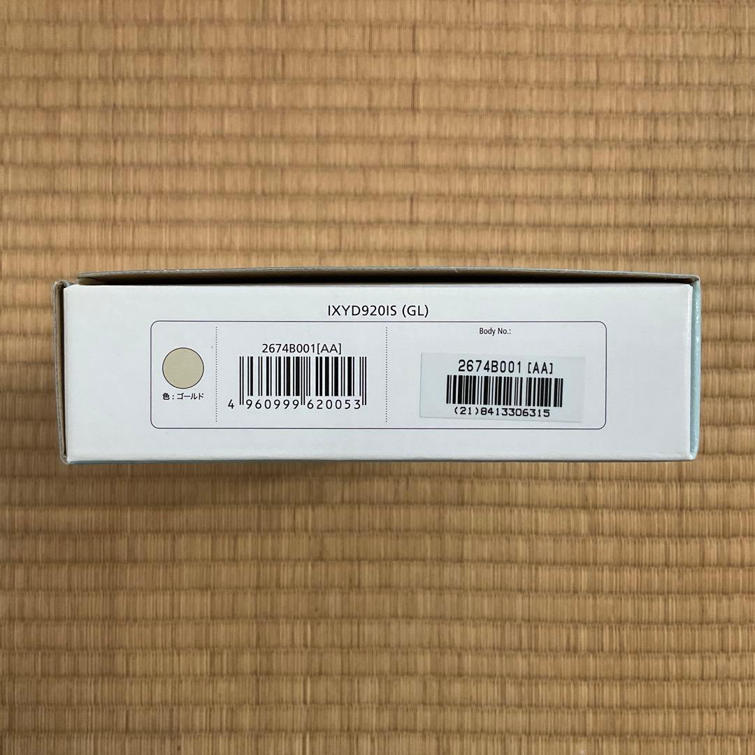 Canon IXY DIGITAL 920 IS ゴールド