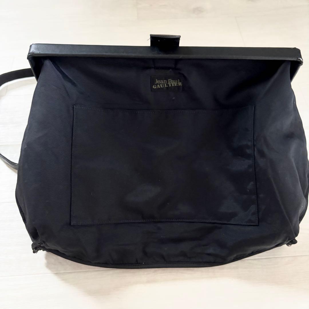 ジャンポール・ゴルチエ　グラッドストンバッグ ドクターバッグ 口金式 合皮