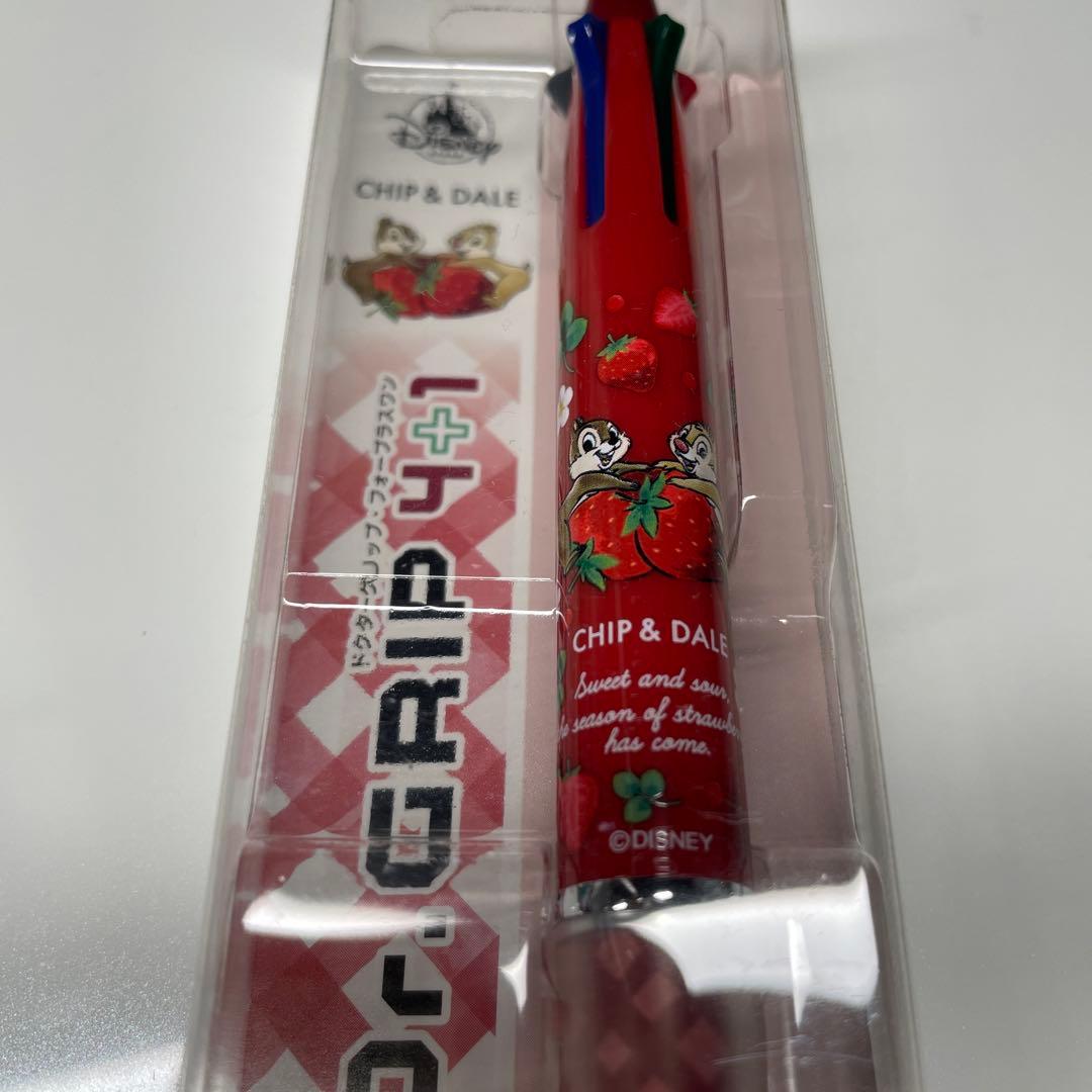 春人気　ディズニー限定完売ドクターグリップ　チップデール　いちご