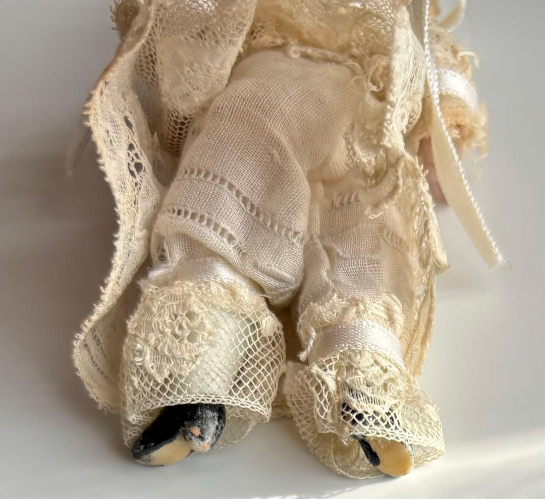 アンティーク　ミニョネット　オールビスクドール　10cm