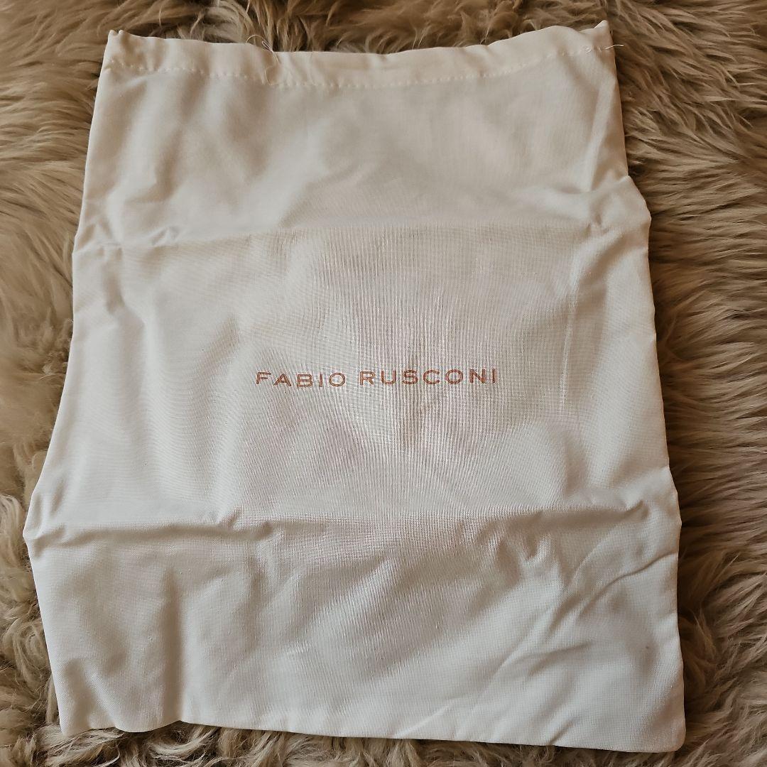 新品未使用 FABIO RUSCONI ミュール ブラウン23.5cm
