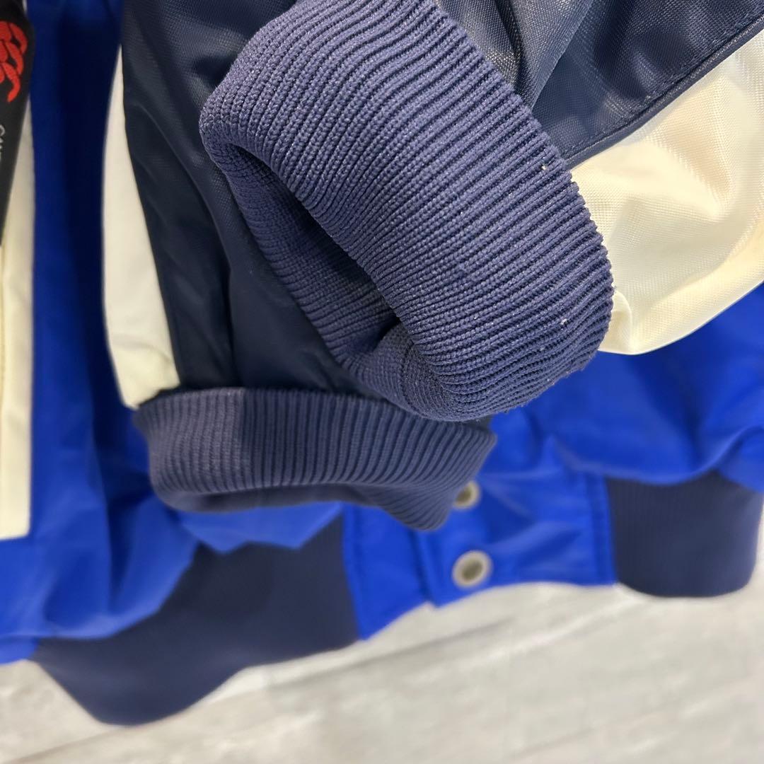 超美✨激レア✨カンタベリー Mラガージャケット　ブルー　ワッペン　刺繍