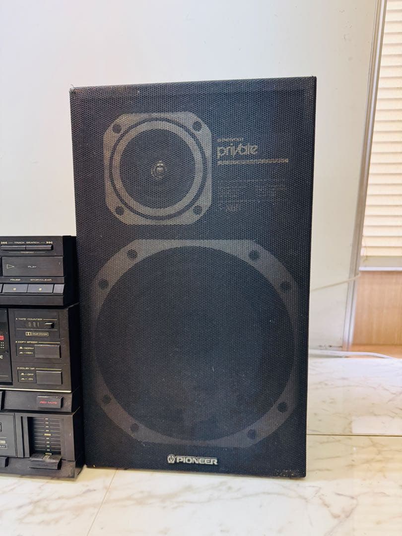 Pioneer パイオニア システムコンポ プレーヤー 中古品 レトロ 電化製品