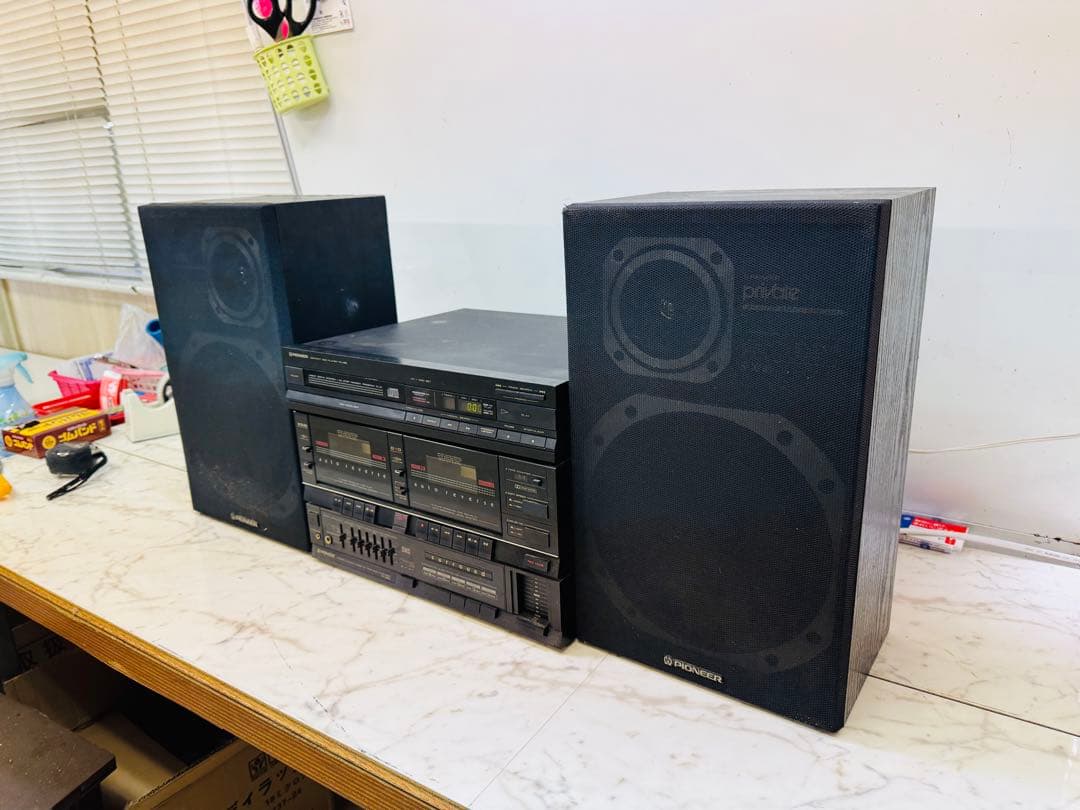 Pioneer パイオニア システムコンポ プレーヤー 中古品 レトロ 電化製品