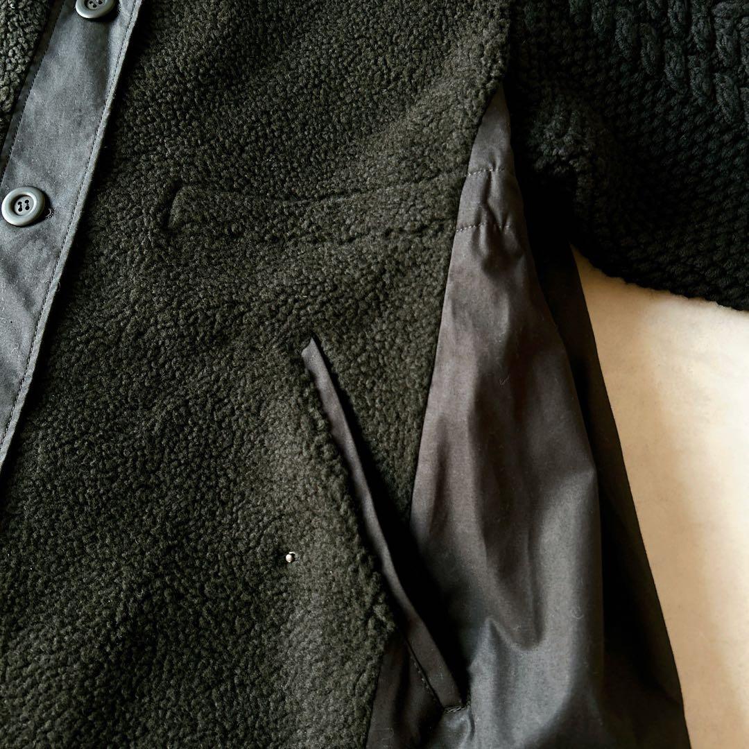 定価6.4万☆スタンブリー　 ロングコート　異素材MIX マキシ丈　モッズコート