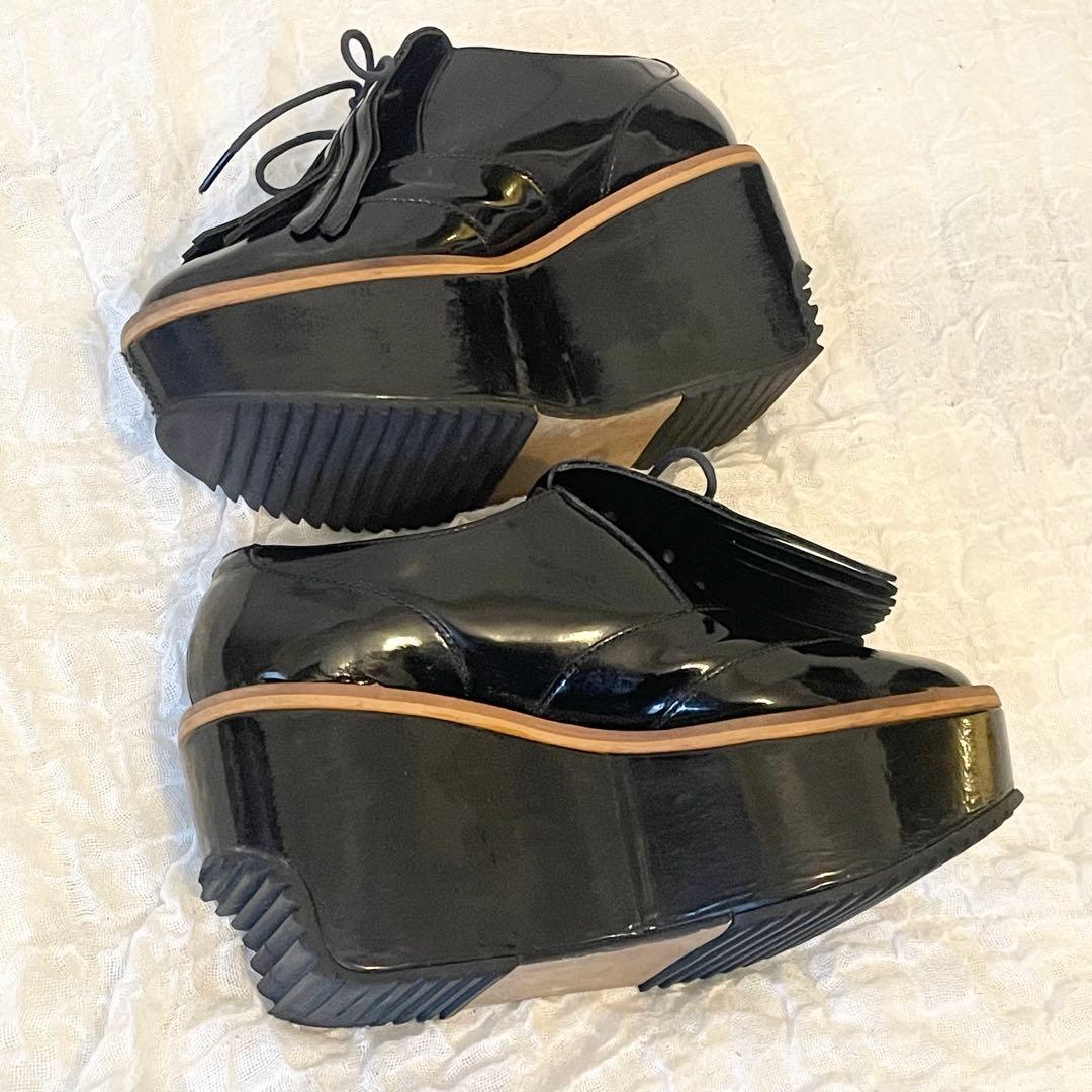 Vivienne Westwood パテントレザーゴルフシューズ　タッセル　厚底