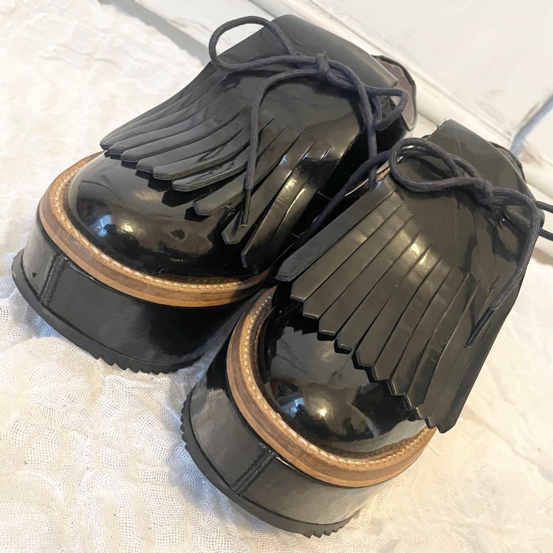 Vivienne Westwood パテントレザーゴルフシューズ　タッセル　厚底