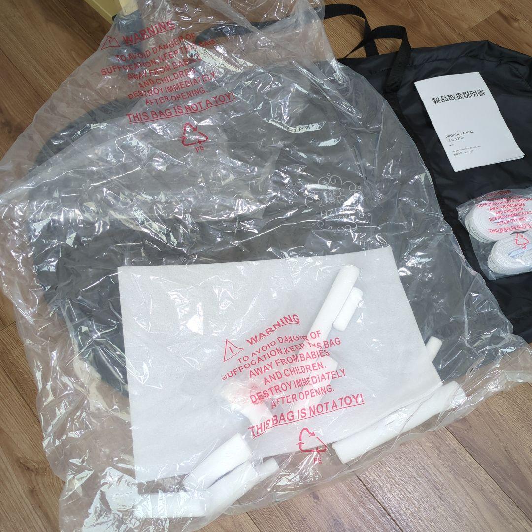 【中古良品】HZDMJ ベビーベッド　カーキ