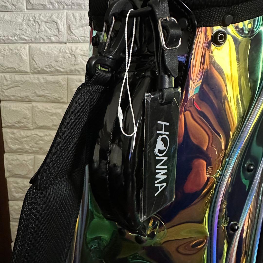未使用 本間ゴルフ スケルトン クリアキャディバッグ CB12060