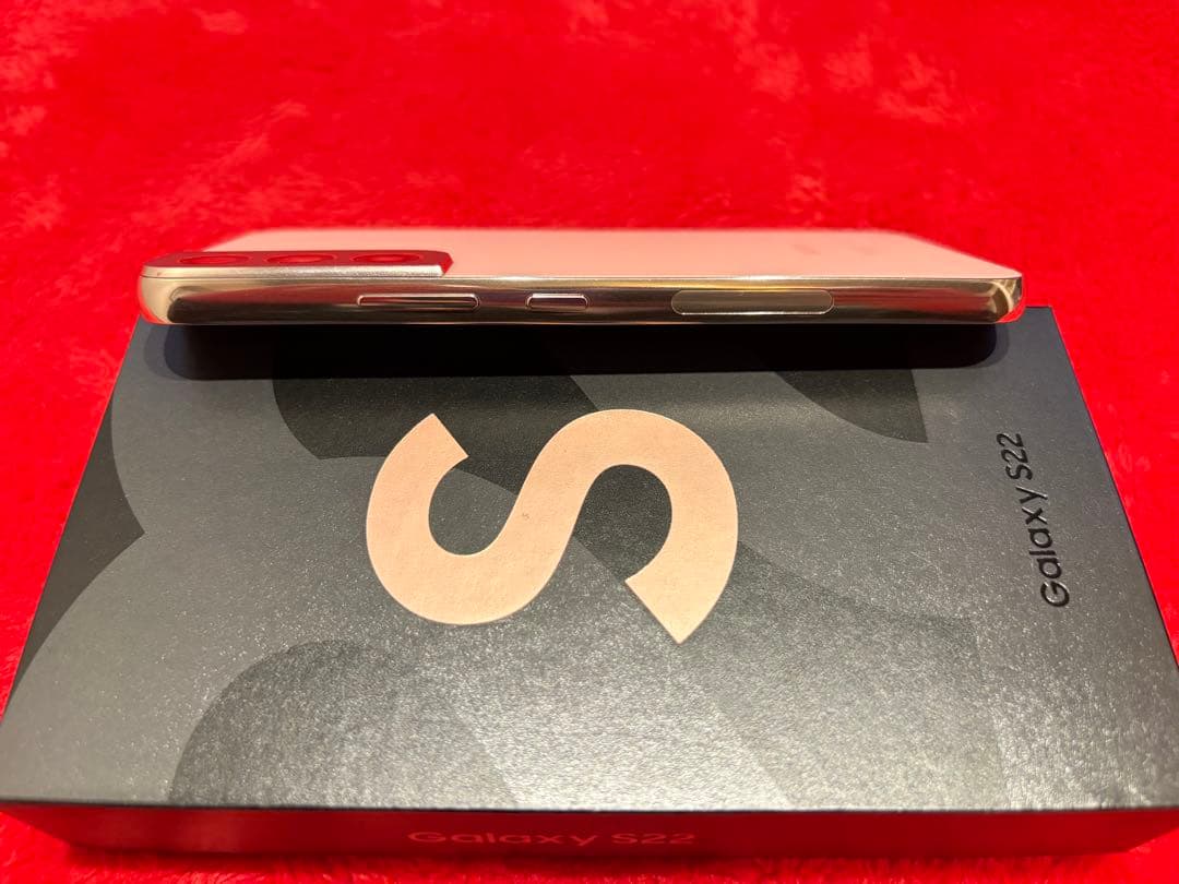 au版Galaxy S22 PinkGold 228GB 付属品完備