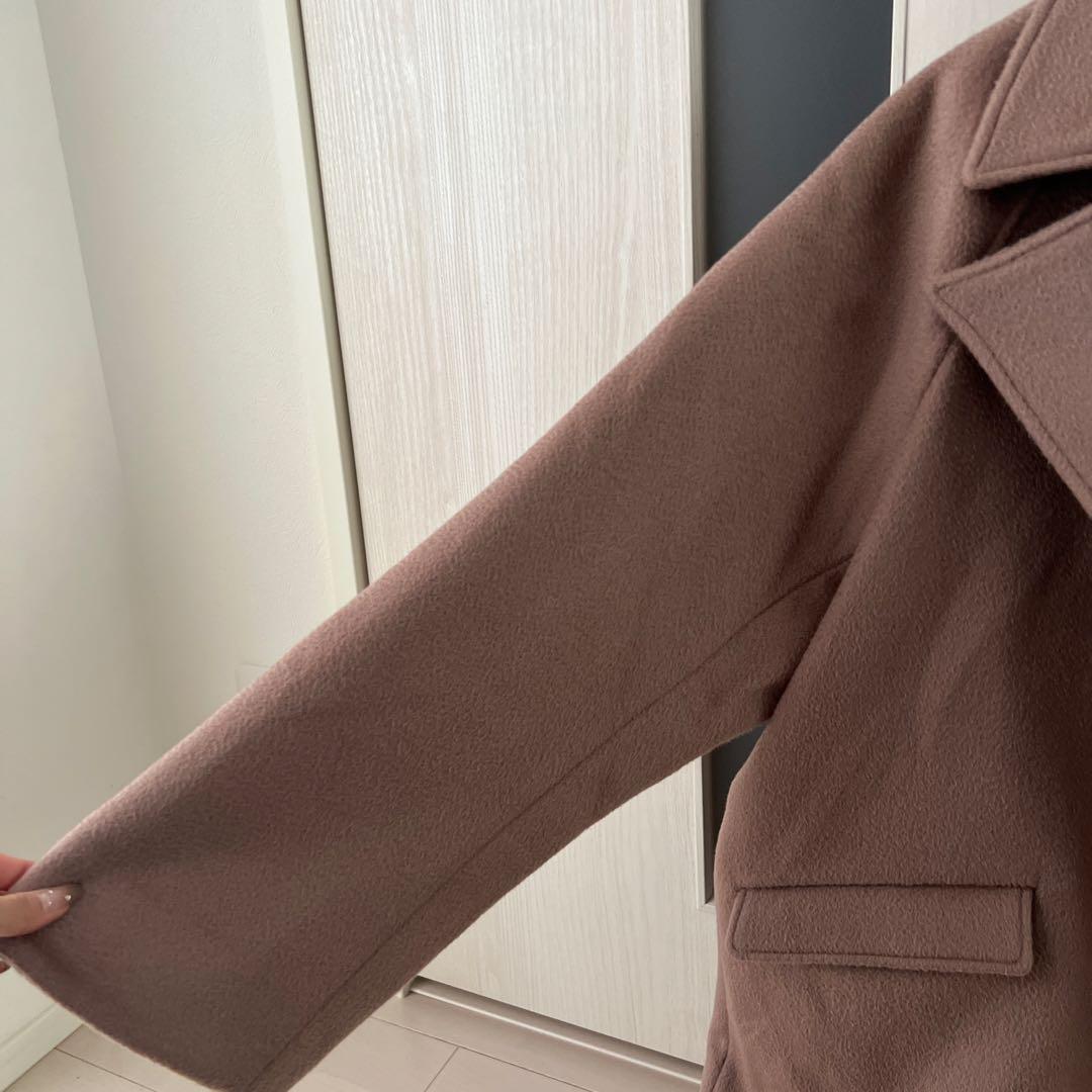 アニュアンス　ミドルスケールコート スモーキーピンク