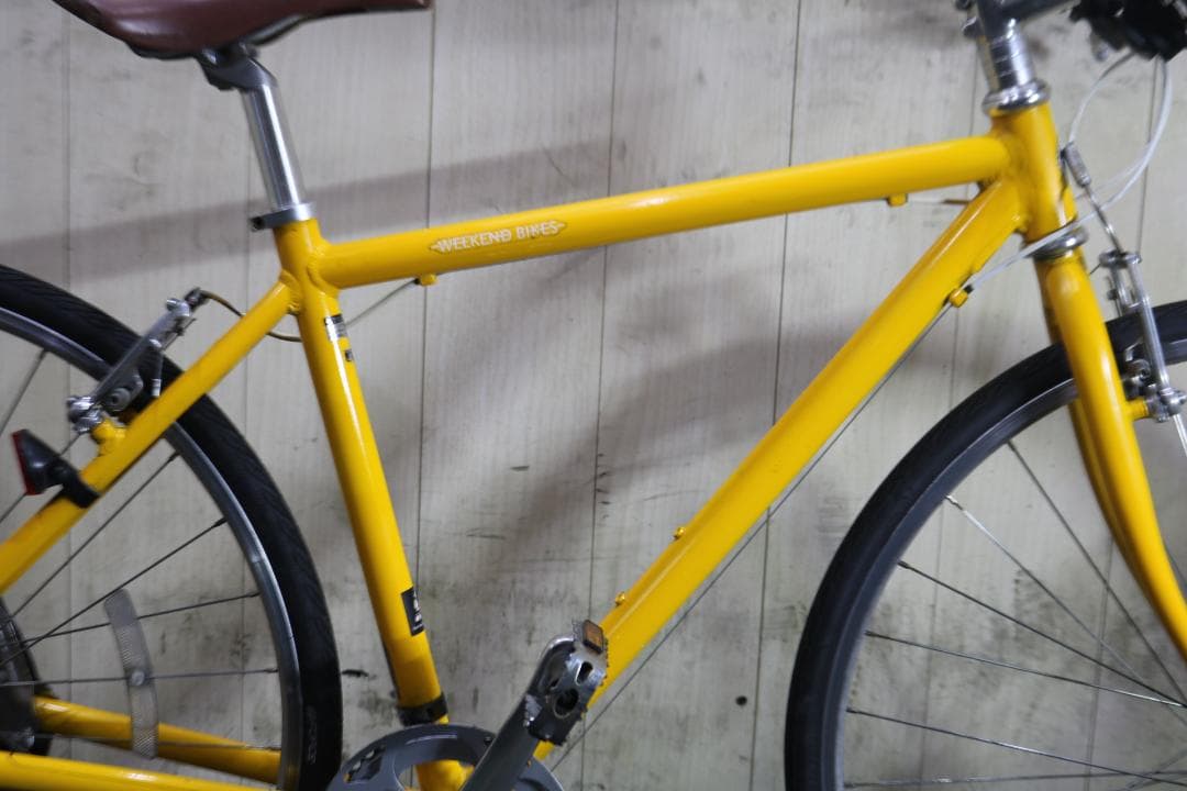 あさひ製WEEKEND アルミ 700C シマノ7速 460mm YELLOW