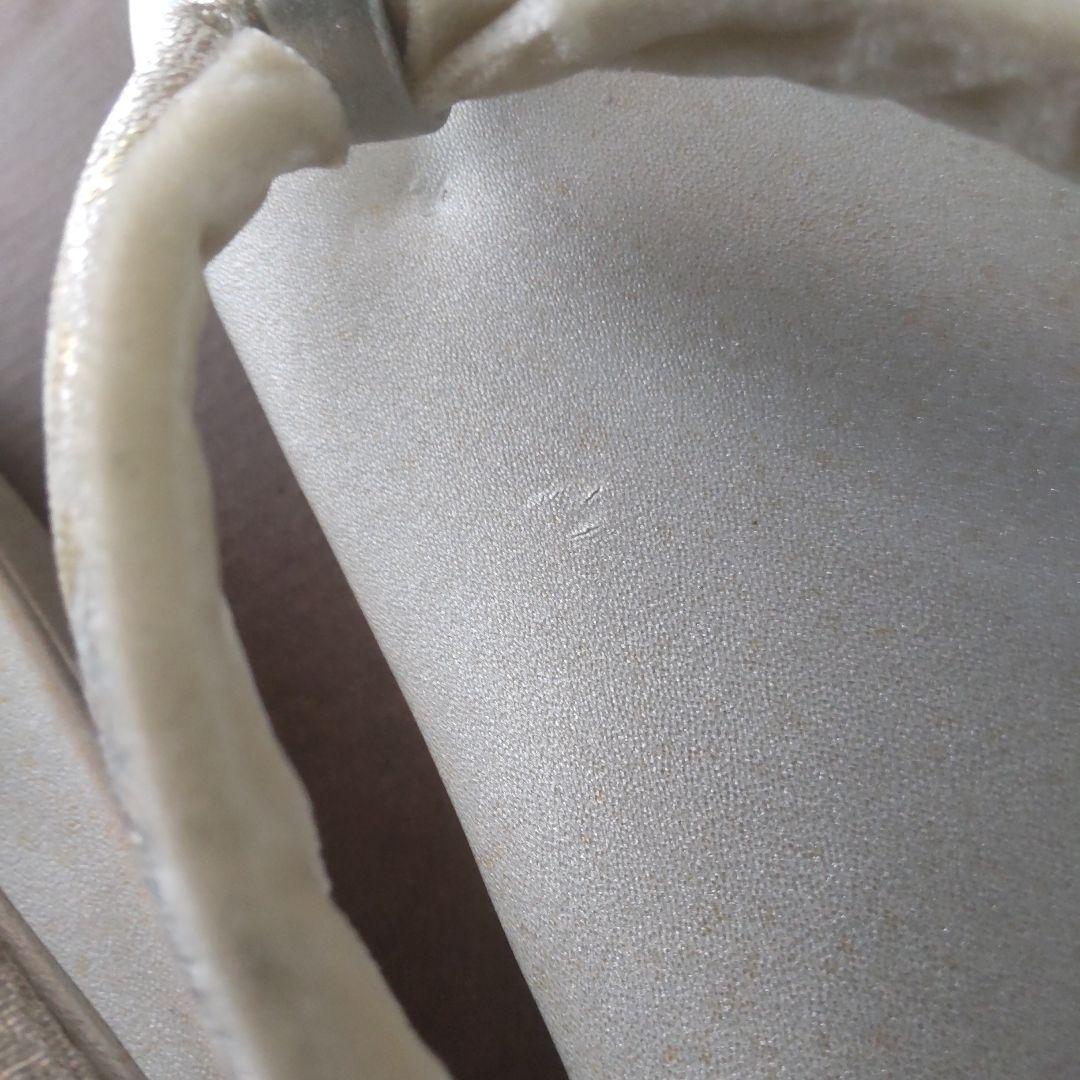 草履 バッグ セット 紗織 Lサイズ シルバー系