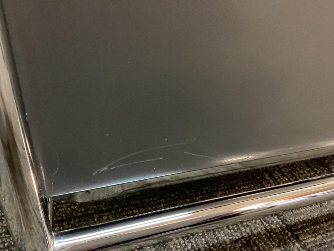 鍵付き　USMハラー　ロールボーイ　２段　デスクワゴン　アントラサイト　E　★