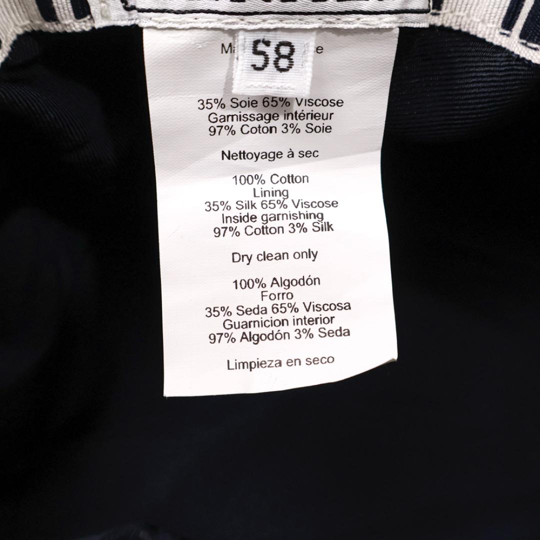 H1900M◾️エルメス　バケットハット　紐付き