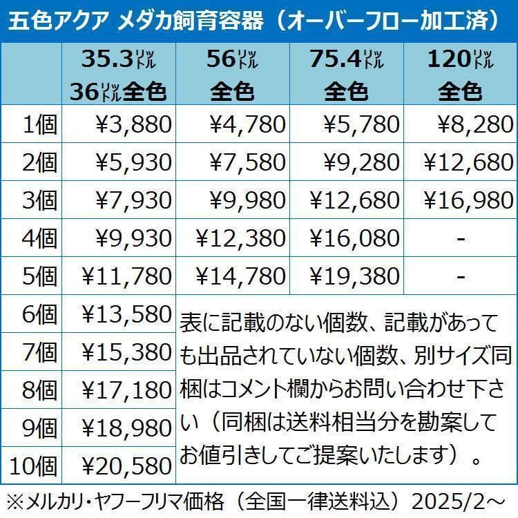 【新仕様】メダカ飼育ケース 75㍑黒x2個 オーバーフロー対策済 メダカ飼育容器
