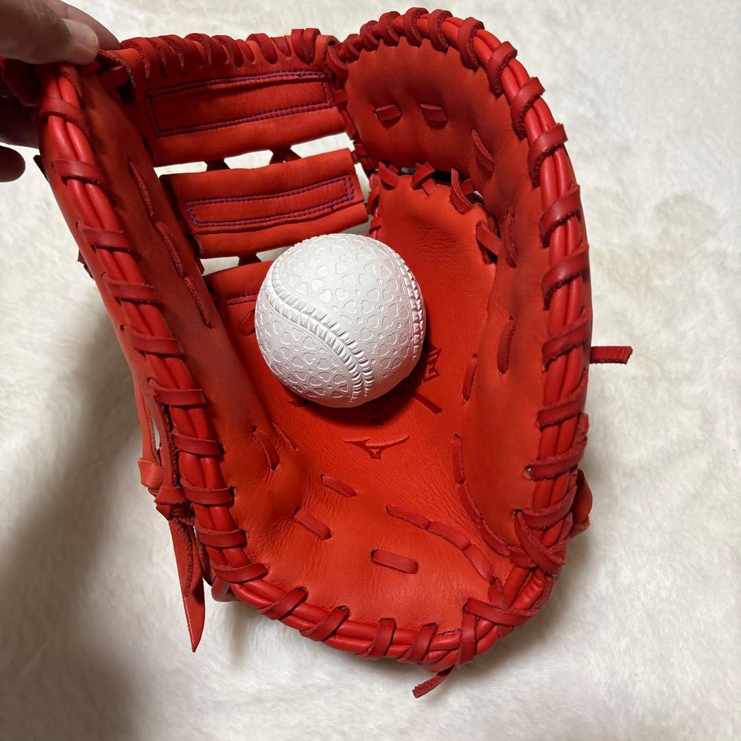 週末限定ミズノ　少年軟式用　ファーストミット　新品未使用　背面若干色落ち