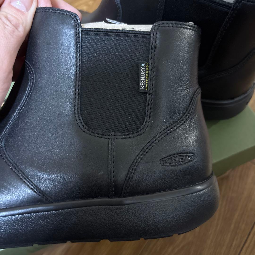 KEEN ブーツ エレナチェルシー黒